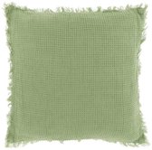 D- Unique Living - Kussen Canar 45x45cm nile green