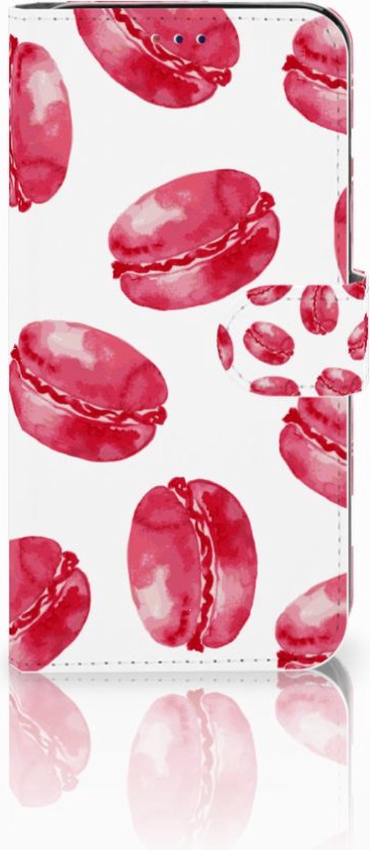 Samsung Galaxy A10 Book Cover Pink Macarons
