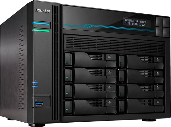 Asustor AS6508T NAS Tower Intel Atom® C3538 8 GB DDR4 ADM Zwart van Merkloos — afbeelding 2