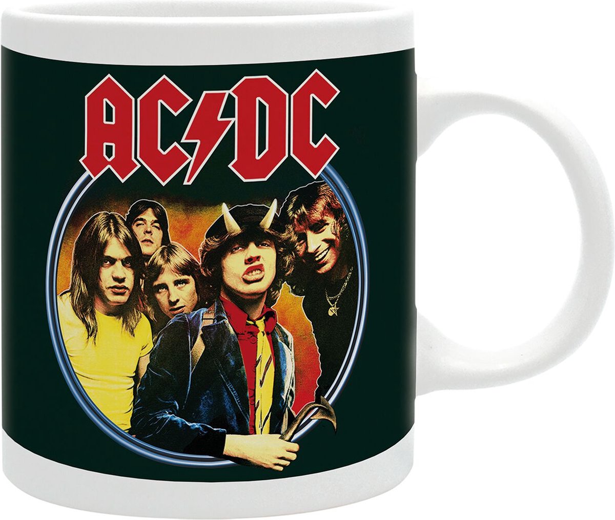 AC/DC Band Kop meerkleurig - Keramiek - Band merch, Bands, Muziek