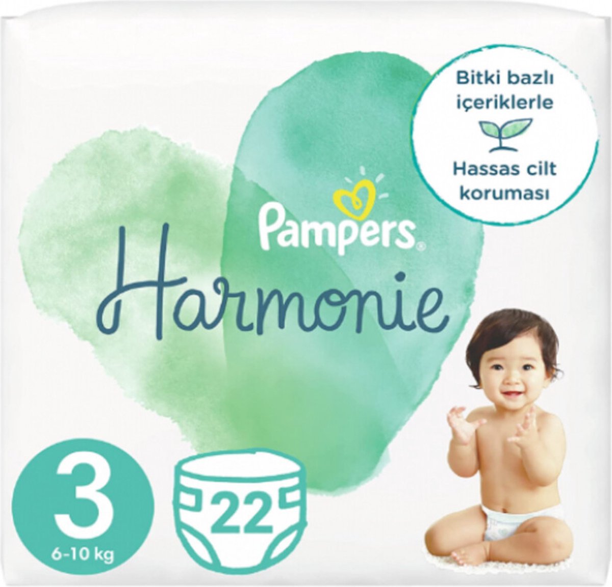 Pampers Harmonie - Maat 3 (6kg-10kg) - 22 Luiers