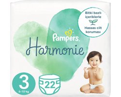 Pampers Harmonie - Maat 3 (6kg-10kg) - 22 Luiers