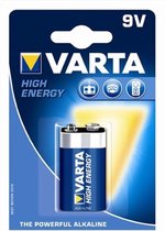 Varta Batterij - Blok E - High Energy Alkaline - 9 Volt