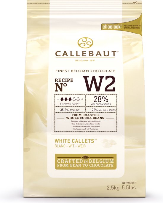 Callebaut chocolade callets - Belgische chocolade - 2,5 kg