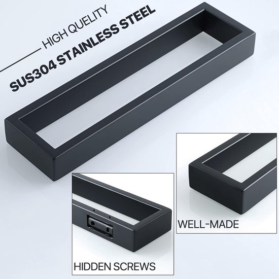 SPRHR 15 stuks haken voor douchewand, afneembare aluminiumlegering, handdoekhouder, doucheophanging voor badkamer, keuken, woonkamer, slaapkamer