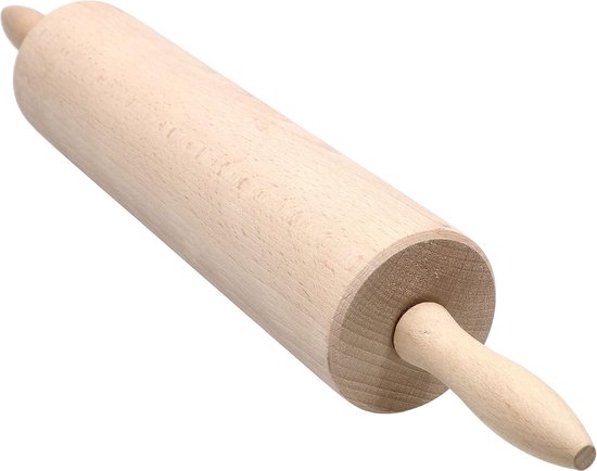 Deegroller bakrol - 52 cm Ø 80 mm voor het rollen van deeg - Houten deegroller