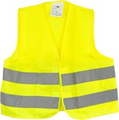 Reflecterend Hesje - Veiligheidsvest Maat S 3–12 Jaar - Reflecterend Hardloopvest met Strepen - Reflectievest voor Buitenactiviteiten