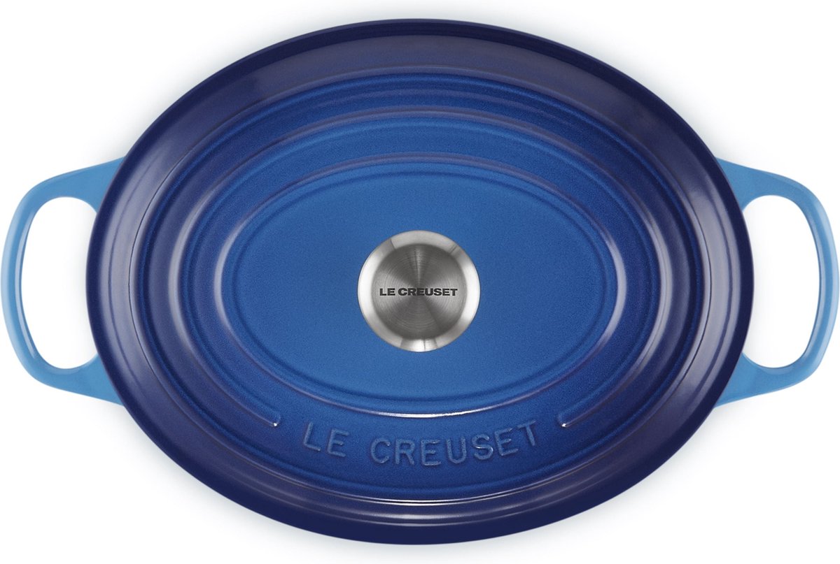 Le Creuset Signature ovale braadpan 27 cm azure