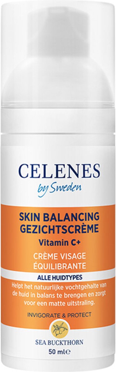 Goedkoopste Celenes by Sweden Sea Buckthorn Gezichtscrème - Skincare - Vette en Gemengde Huid - 50ml
