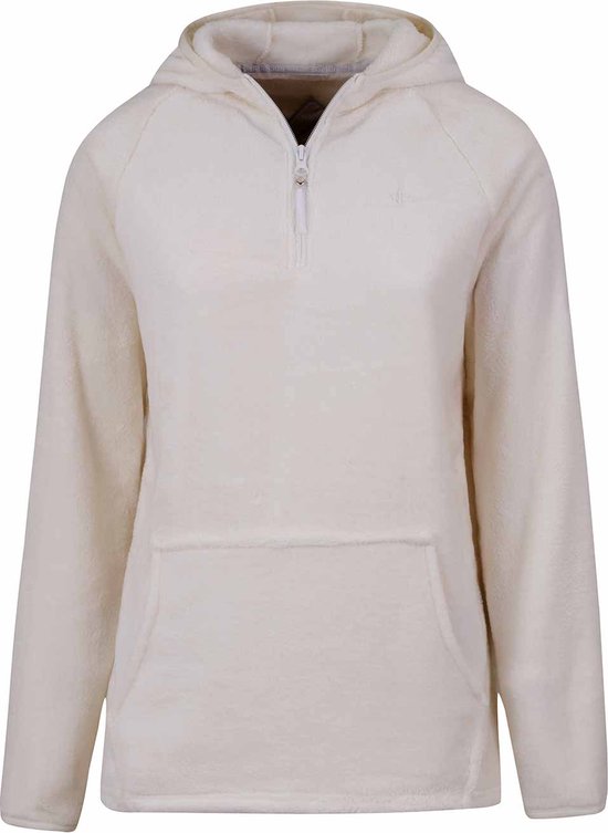 BJØRNSON Rane Microfleece - Hoody Trui - Pull-over - Dames - Maat 48 - Off-White