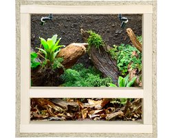 REPITERRA® Terrarium reptielen & amfibieën zijventilatie 40x40x40 cm