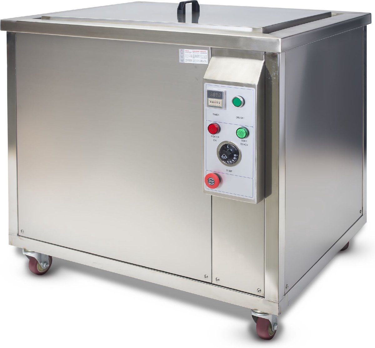 Ultrasoonreiniger 175 liter 40 kHz industrieel 24/7 werking MW Tools UCI175