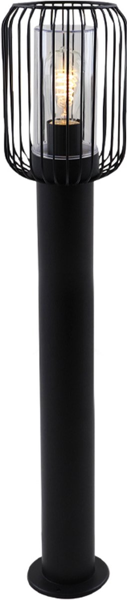 Olucia - ENYA - Paaltjeslamp - Zwart - Vorm: Rond
