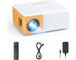 Solacis Mini Beamer - Input tot Full HD 1080P - Projector - Mini Projector - HDMI - USB - Wit - Smartphone - Draagbaar - Ingebouwde speaker