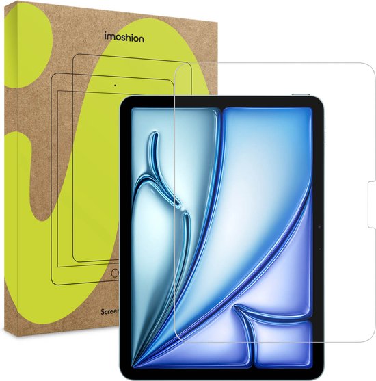 imoshion Protecteur d'écran adapté pour iPad 10 (2022) 10,9 pouces 10e génération / iPad Air 11 pouces (2024) M2 - imoshion Protecteur d'écran en verre trempé pour tablette