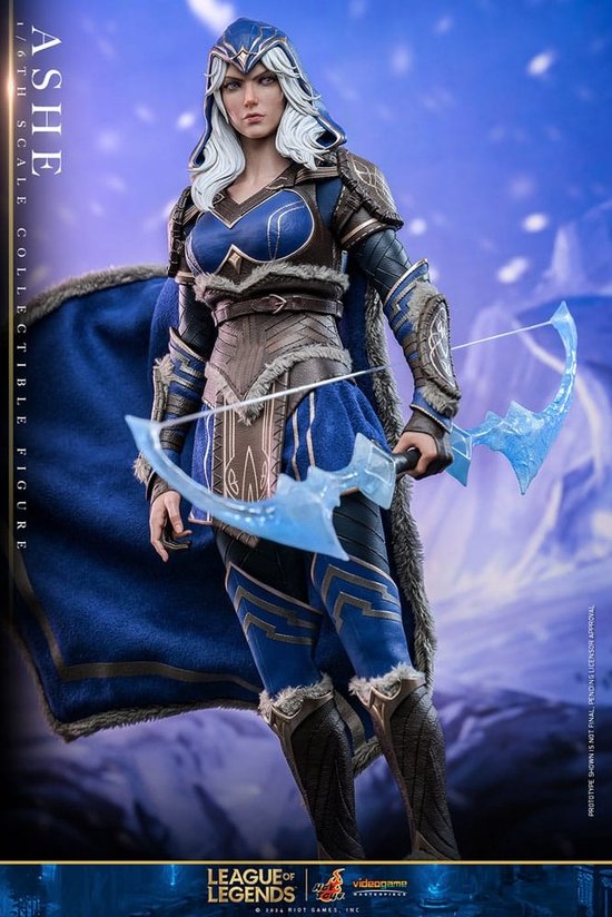 Hot Toys League of Legends Video Game Masterpiece Action Figure 1/6 Ashe 28 cm Action Figuur: 30 cm