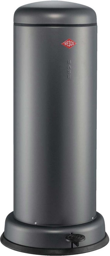 Wesco Big Baseboy 30 Pedaalemmer - 30 liter - Mat Grafiet