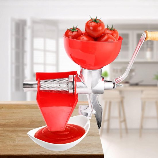 Handmatige Tomaten-sapcentrifuge voor Inmaken Tomatensaus - Aluminiumlegering Tomatenzeef - Dikke Fruit- en Groentesapcentrifuge met Citroen en Sinaasappel sapcentrifuge groenten en fruit — afbeelding 2
