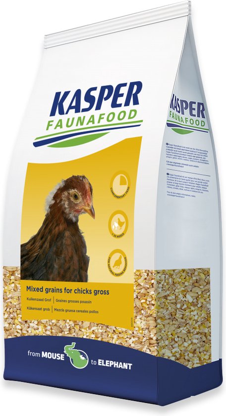 Kasper Faunafood Hobbyline Kuikenzaad Grof - Kippenvoer - 4 kg