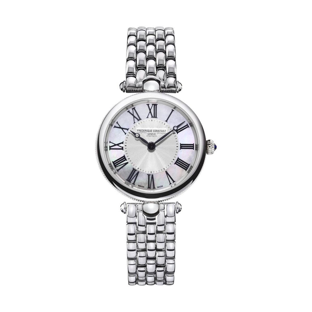Frédérique Constant Art Deco FC-200MPW2AR6B Horloge - Staal - Zilverkleurig - Ø 30 mm