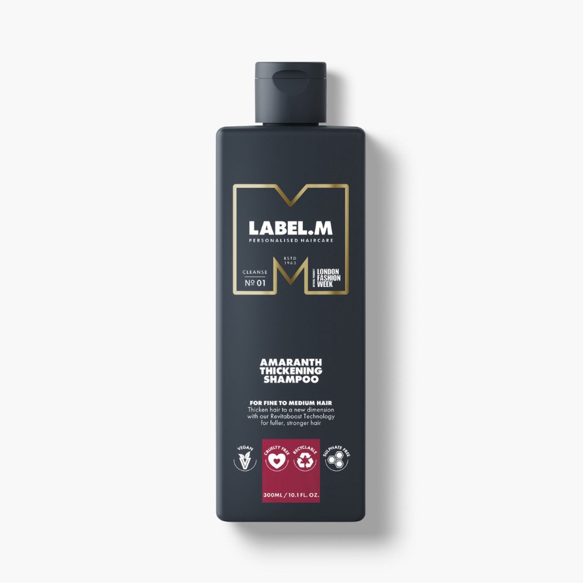 Label.M Thickening Shampoo - 1000 ml- Volume shampoo - Voor Alle haartypes -