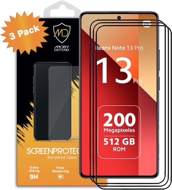 Xiaomi Redmi Note 13 4G Screenprotector Tempered Glass