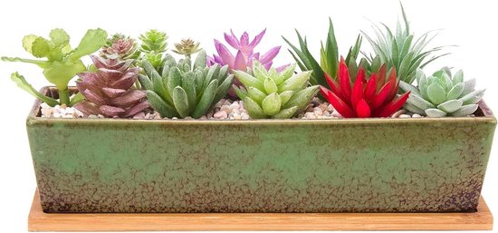 POT DE FLEUR,7.8x6cm--Ensemble De Pots De Fleurs En Céramique Pour Plantes Succulentes, Style