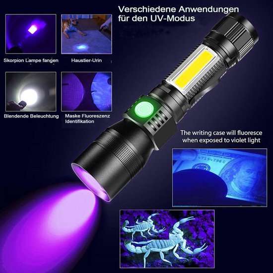 Draagbare mini-zaklamp USB oplaadbare LED-werklamp sleutelhangerlamp met flesopener voor kopen vanaf een prijs van 9.66