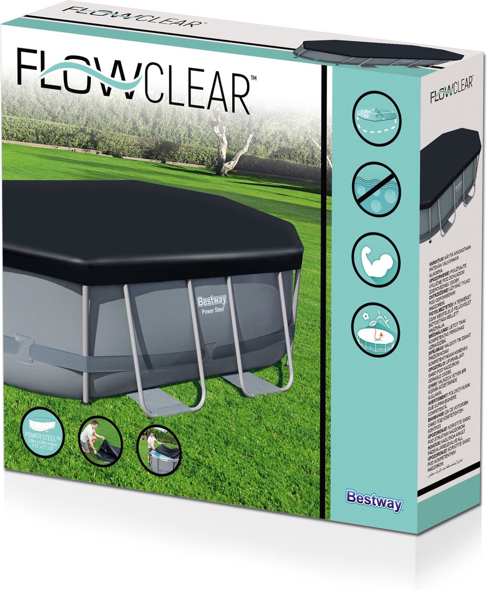 Bestway Flowclear cover for Power Steel - Oval 300 cm