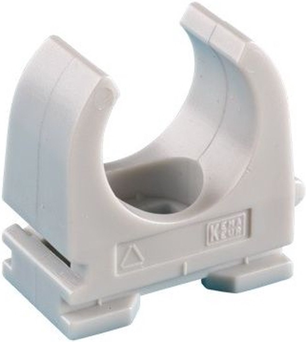 Sanders klemzadels 16mm lichtgrijs, zak van 10 stuks