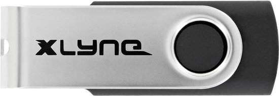 Xlyne USB-stick Retail 16 GB Zwart/zilver 7601600 USB-C