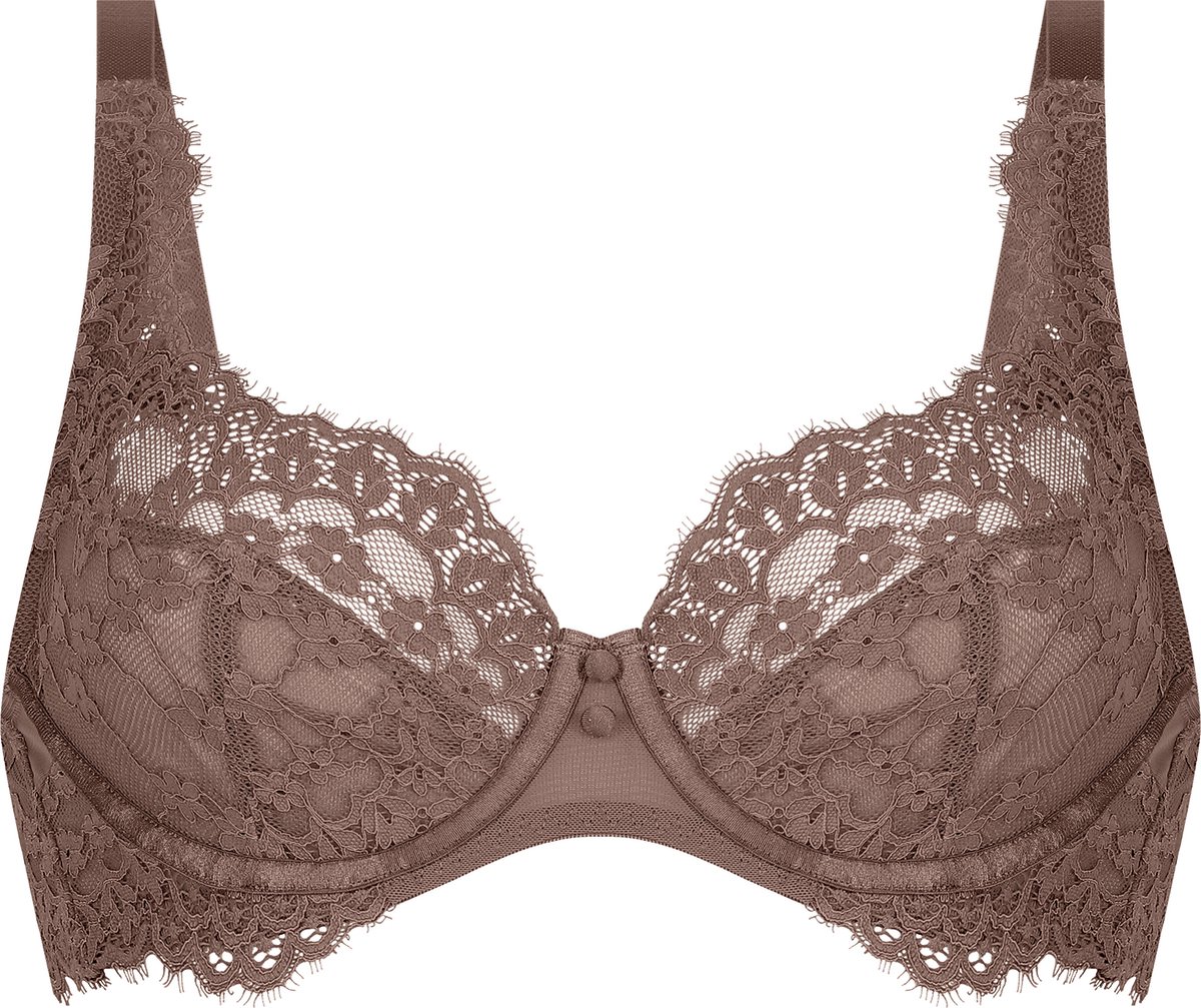 Hunkemöller Dames Lingerie Niet-voorgevormde beugel bh Daisy - Bruin