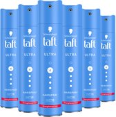 Taft - Ultra Strong Hairspray - Haarstyling - Haarspray - Sterke Fixatie - Alle Haartypes - Voordeelverpakking - 6x 250 ml