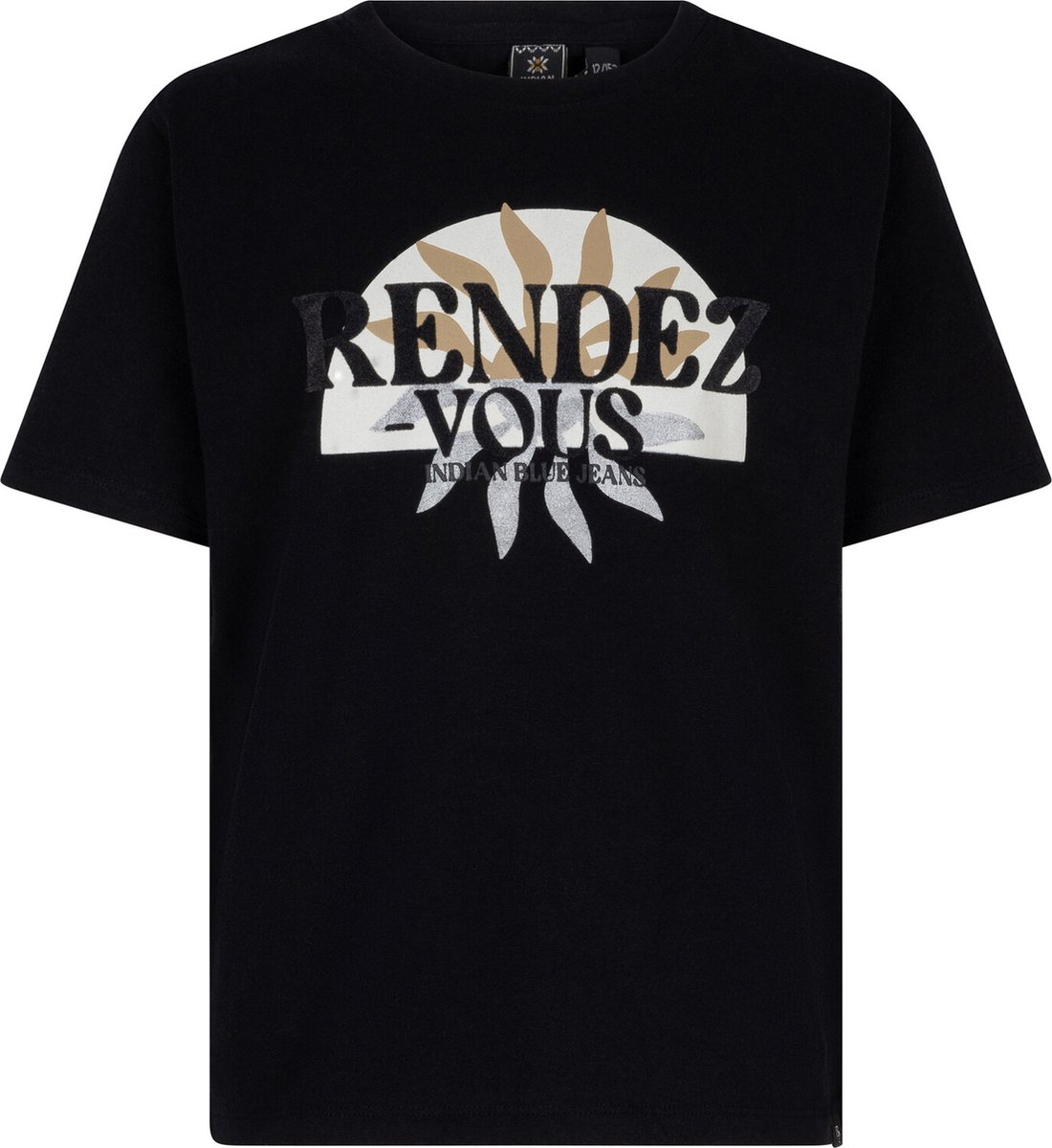 Indian Blue meiden t-shirt Rendez Vous Black