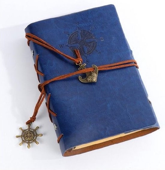 Lapi Toys - Dungeons and Dragons - DnD - D&D - Fantasy - Carnet - A5 - Simili cuir - Blauw