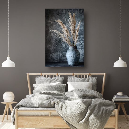 Peinture de vase - Peintures d'objets - Peinture sur verre Grain - Décoration murale classique - Acrylique - Accessoires de chambre verre acrylique 80x120 cm