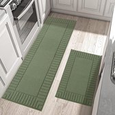Goodivery ® Set de 2 tapis de cuisine confortables et absorbants pour Cuisine et salle à manger