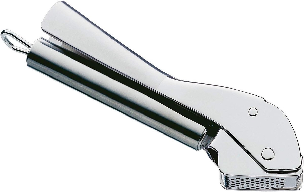 Knoflookpers Profi Plus Cromargan Roestvrij Staal 17.5 x 2.5 cm Kwaliteit gereedschap