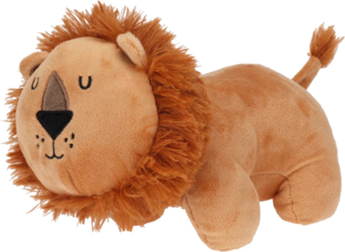 H&S Collection Deurstopper - leeuw - 29 x 14 x 16 cm - polyester - safari dieren thema deurstoppers