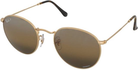 Ray Ban - Round Metal - Arista - Polar Clear Gradient Dark Brown — afbeelding 4