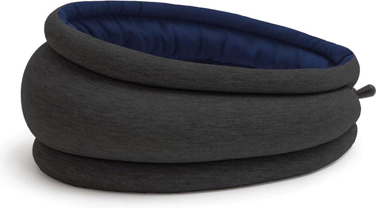 Reiskussen - Kussen voor vliegtuig - Rustgevende Nap - Accessoires voor mannen en vrouwen - Moonlight Blue