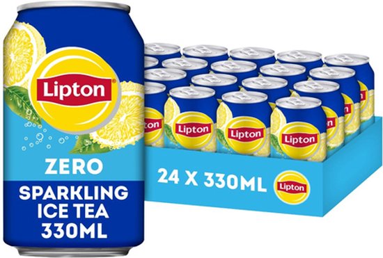 Lipton - Ice Tea Sparkling Zero - 24x 330ml