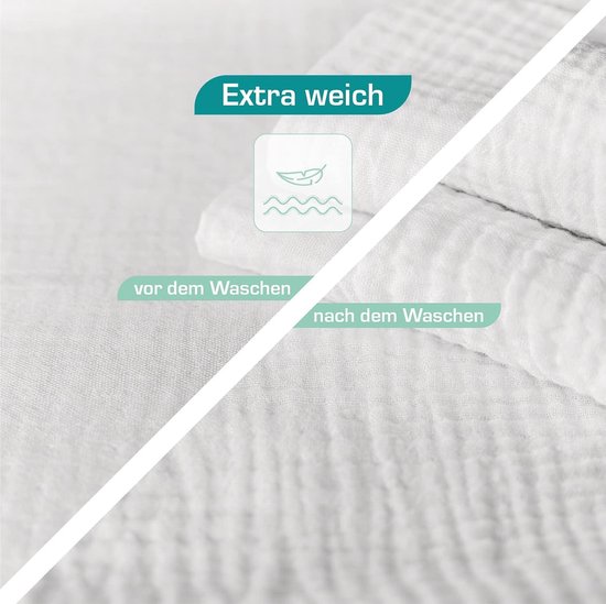Premium spuugdoeken - hydrofieldoekjes set van 10 - stoffen luiers 50 x 30 cm - ecologisch multifunctioneel van Celio Bella — afbeelding 2