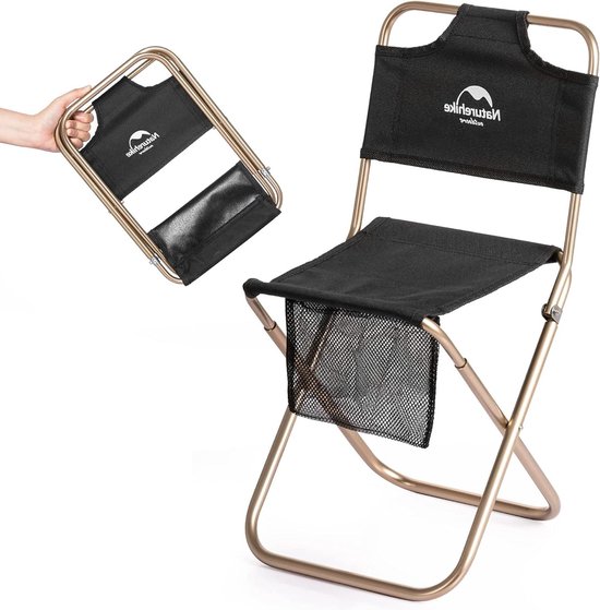 MOON LENCE Draagbare campingstoel backpackstoel - de 4e generatie ultralichte klapstoel - compacte, lichtgewicht opvouwbare stoelen voor wandelen