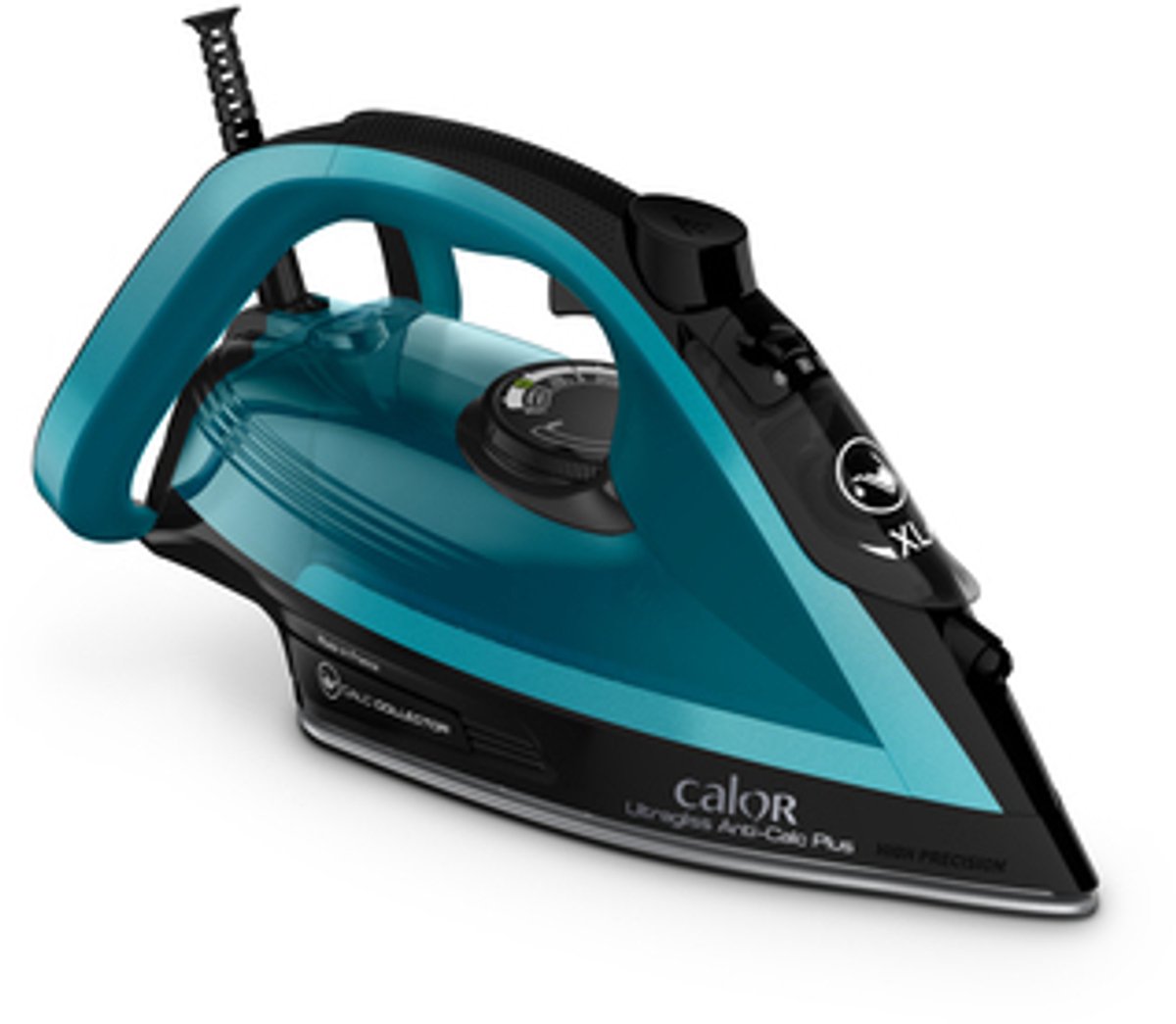 Calor FV6832C0 strijkijzer Droog- & stoomstrijkijzer Durilium Airglide-zoolplaat 2800 W Zwart, Blauw