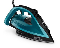 Calor FV6832C0 strijkijzer Droog- & stoomstrijkijzer Durilium Airglide-zoolplaat 2800 W Zwart, Blauw
