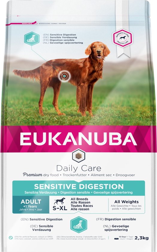 Eukanuba Daily Care Adult Sensitive Digestion - Hondenvoer - 2.3 kg