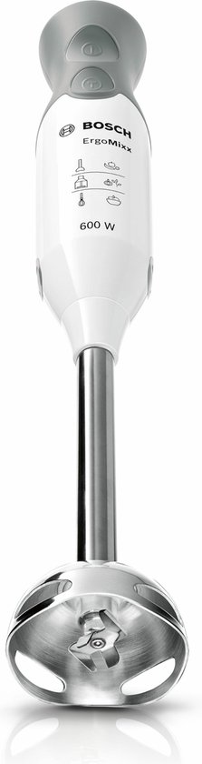 Bosch MSM66120 ErgoMixx - Staafmixer - 600W - Inclusief maatbeker en Hakmolen - Wit