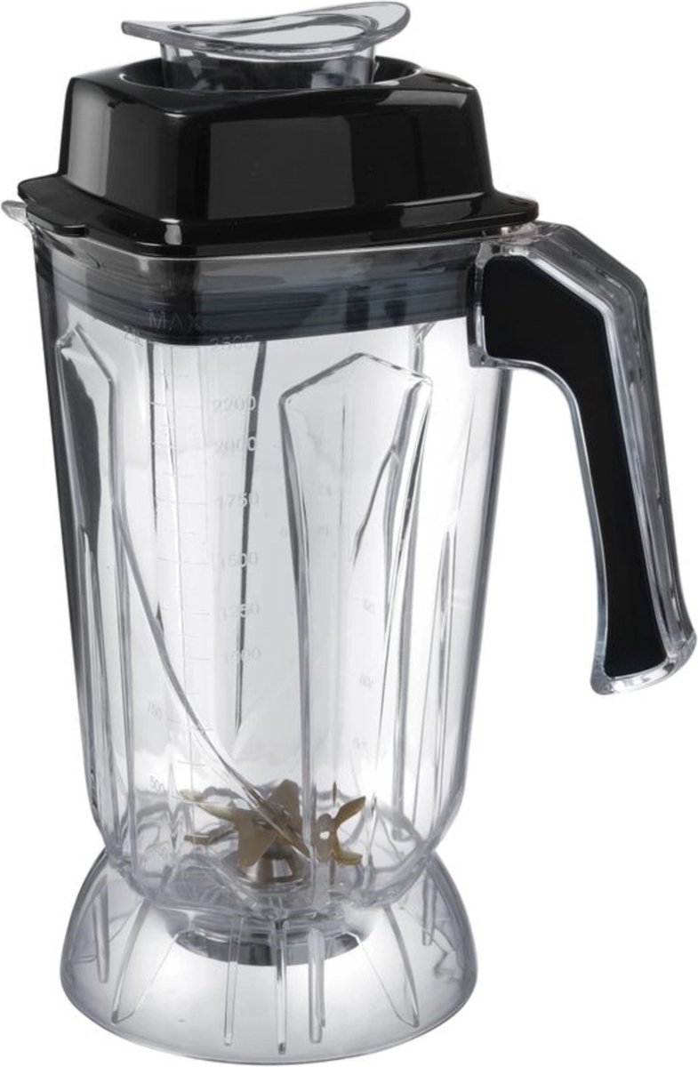 Blender Kan met mes met titanium deklaag