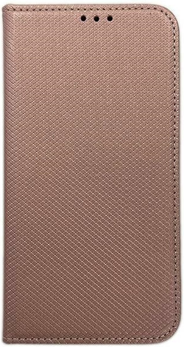 Smart Magnet book case voor Motorola MOTO G73 5G roze goud/rosé goud